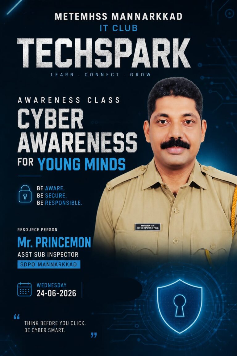 🛡️ CYBER AWARENESS CLASS- IT Club TECHSPARK