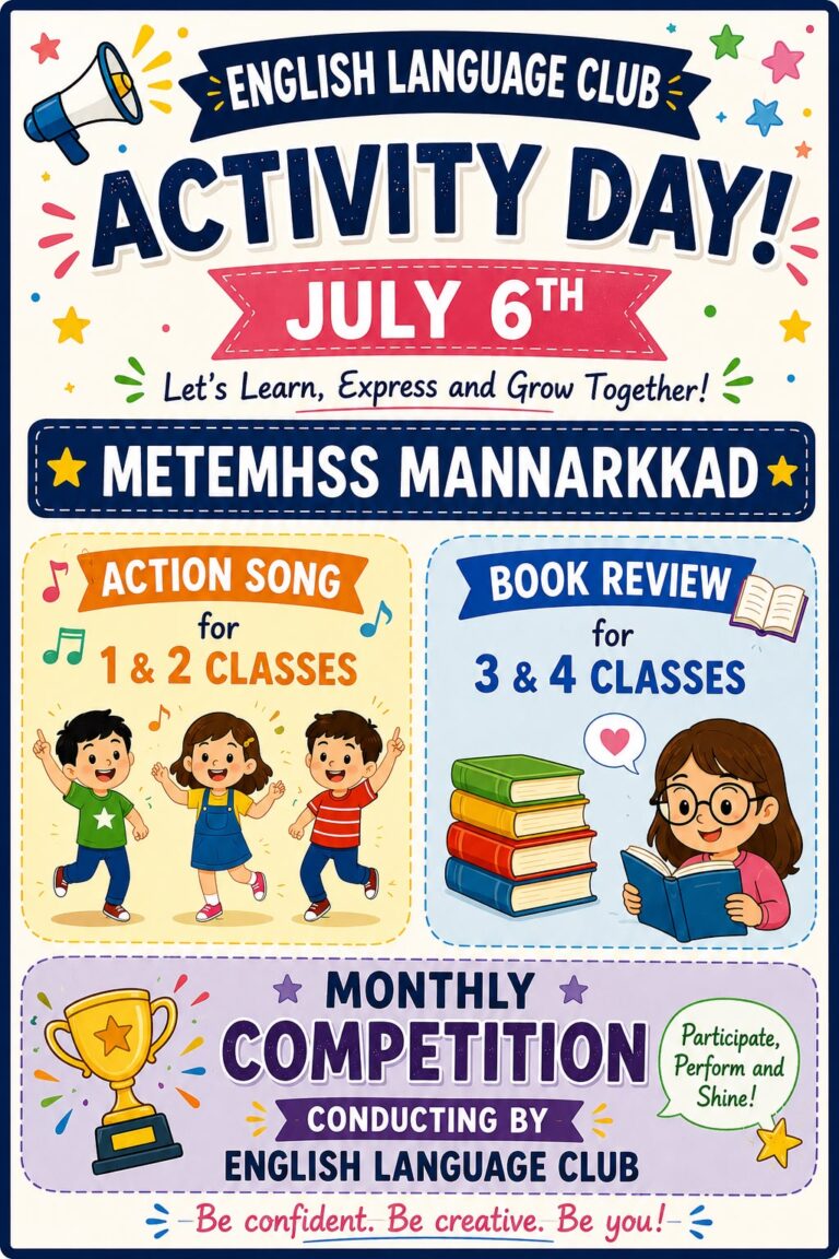 Action Song and Book Review Competitions Conducted-Language Club CONVERSA