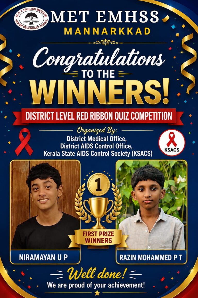 DISTRICT LEVEL RED RIBBON QUIZ COMPETITION WINNERS
