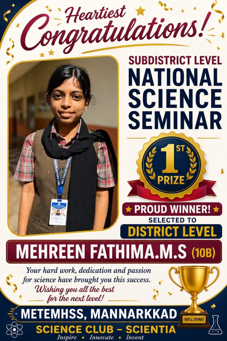 National Science Seminar – Sub-District Level-Science Club SCIENTIA