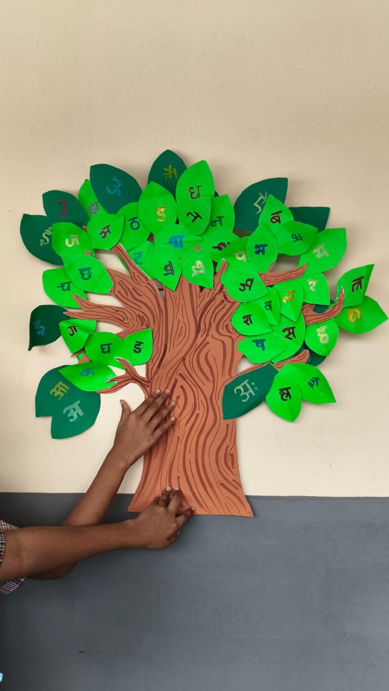 Reading Day Celebration: Hindi Alphabet Tree Activity – Language Club CONVERSA