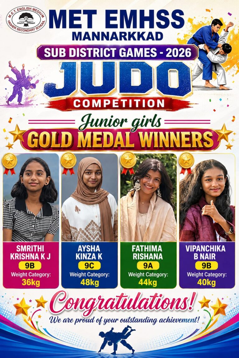 🥋 MET EMHSS Mannarkkad Shines at Sub District Games 2026 🏆-Sports Club