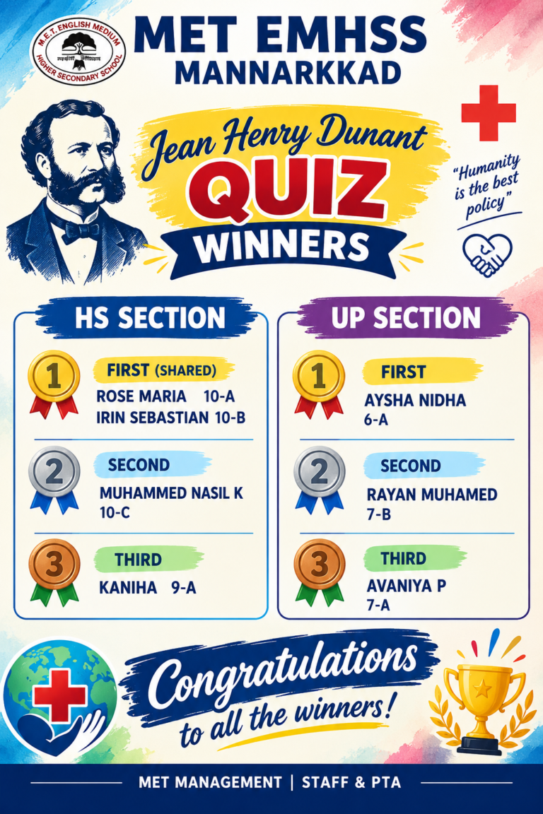 🏆 Jean Henry Dunant Quiz – Winners