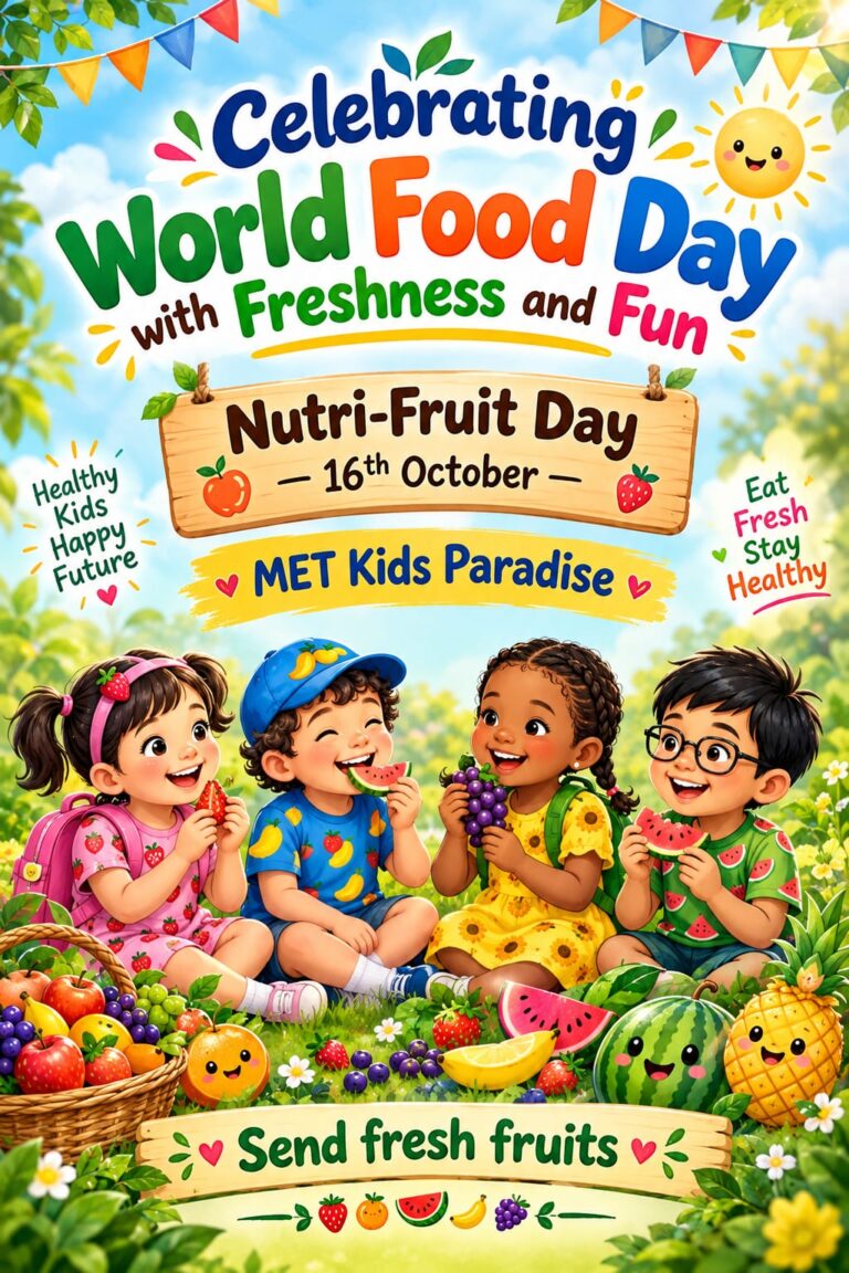 🍎🌈 Nutri-Fruit Day Celebration at MET Kids Paradise 🌈🍉